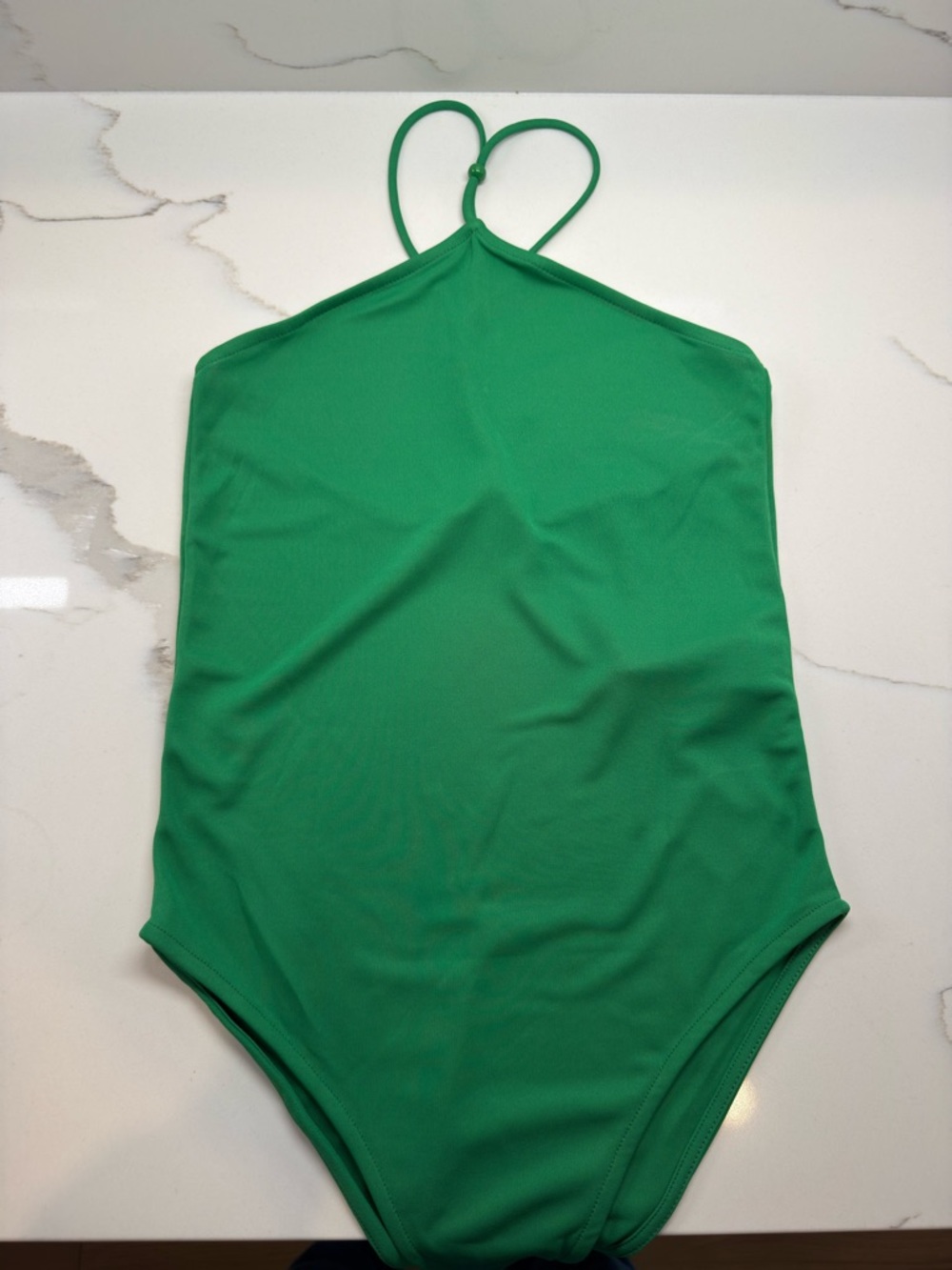 NWT Zara High-Neck Halter Bodysuit with Beaded Detail -medium